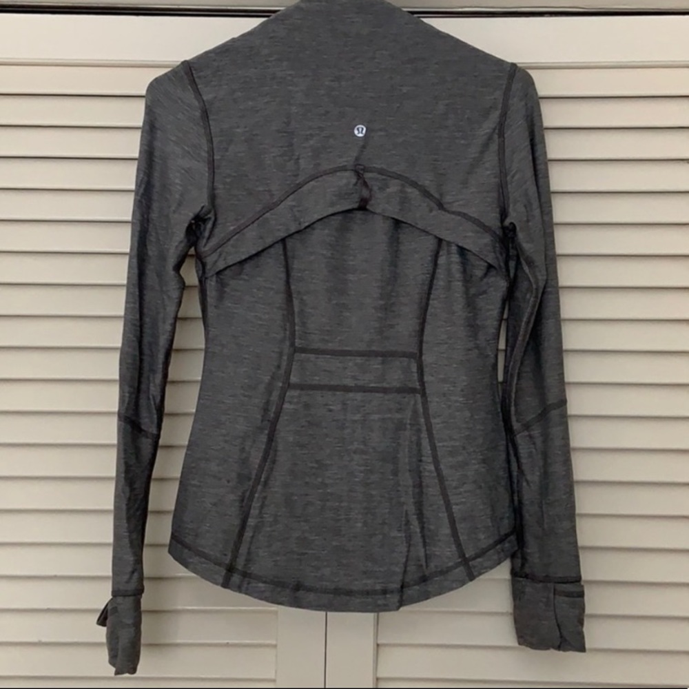 Grey LULULEMON zip up